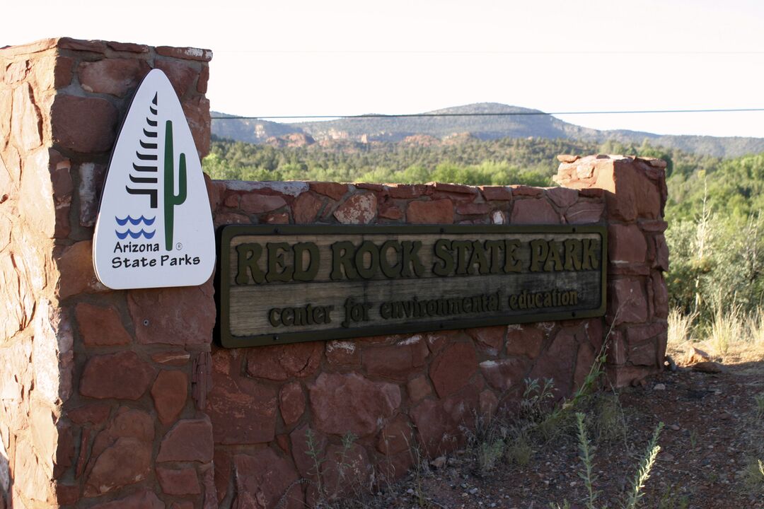 Red Rock State Park Entrance