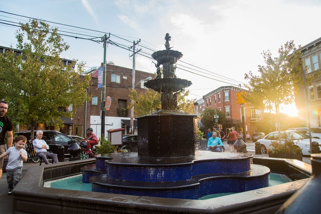 Singing Fountain, East Passyunk Avenue