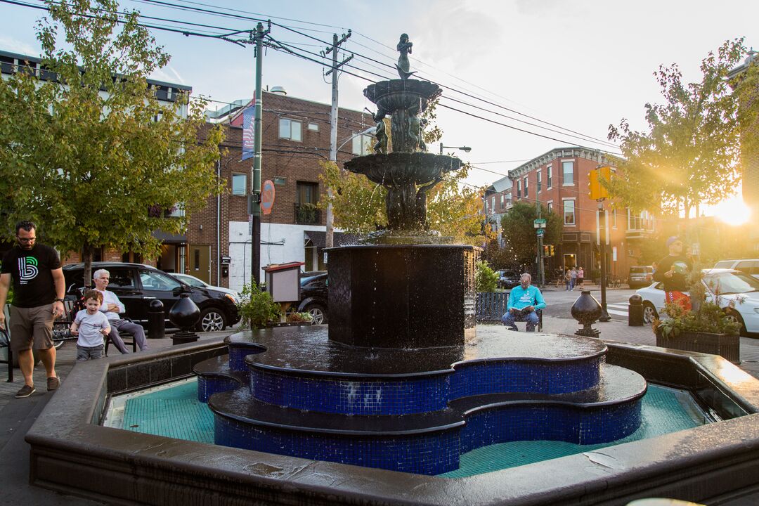 Singing Fountain, East Passyunk Avenue