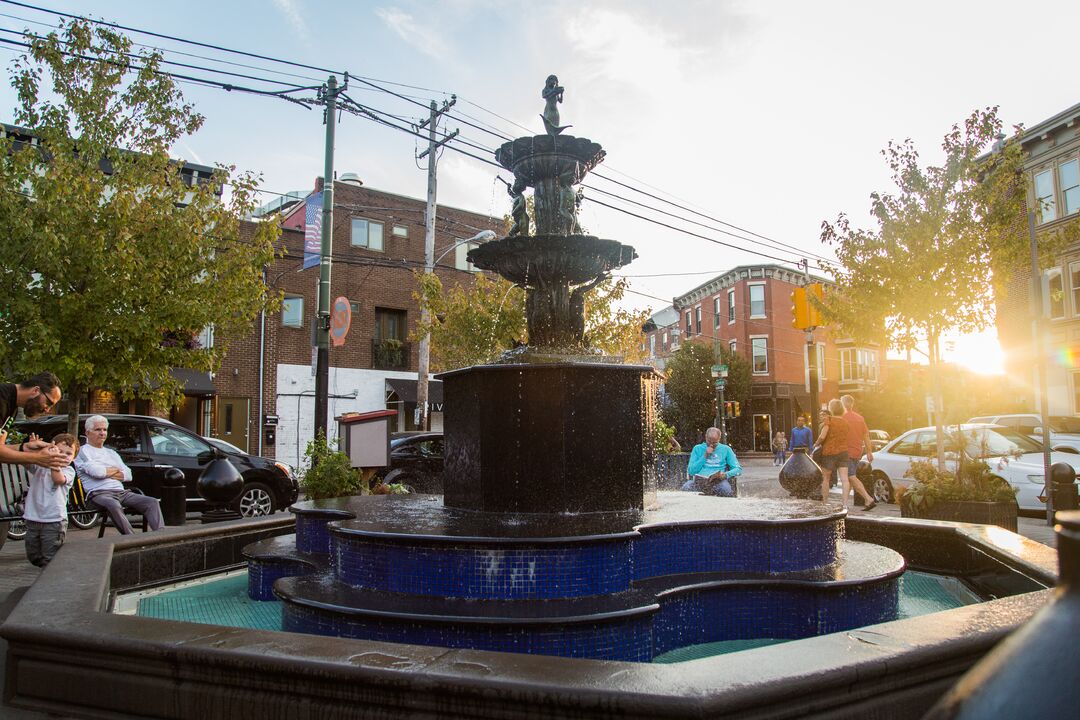 Singing Fountain, East Passyunk Avenue