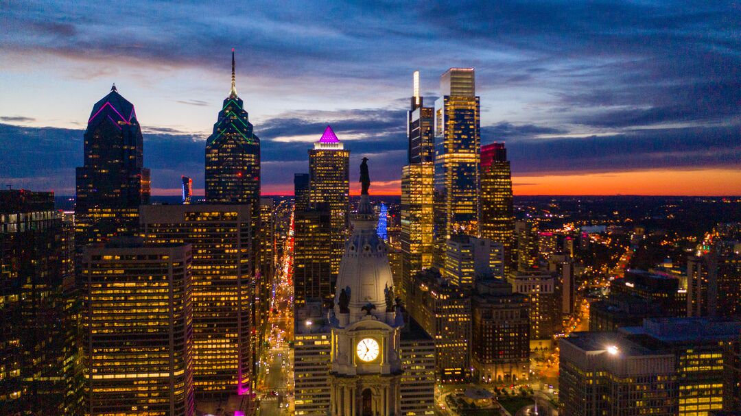 Philadelphia Skyline, City Hall