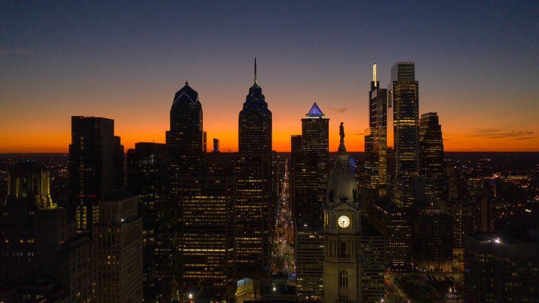 Philadelphia Skyline, City Hall