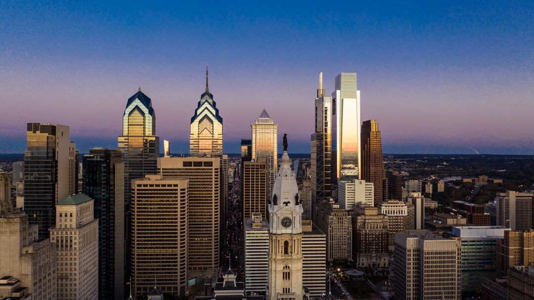 Philadelphia Skyline, City Hall