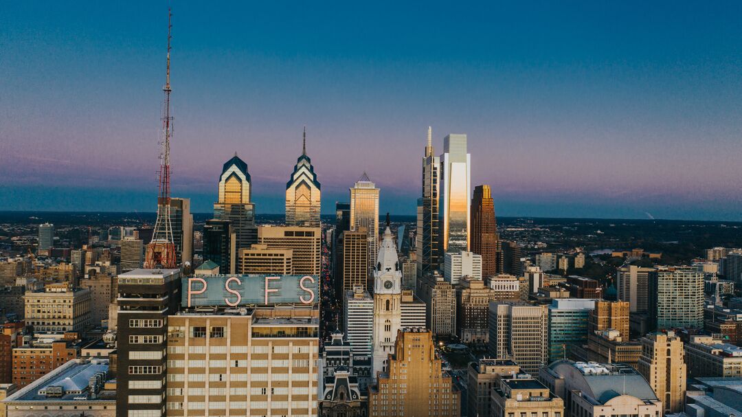 Philadelphia Skyline, City Hall