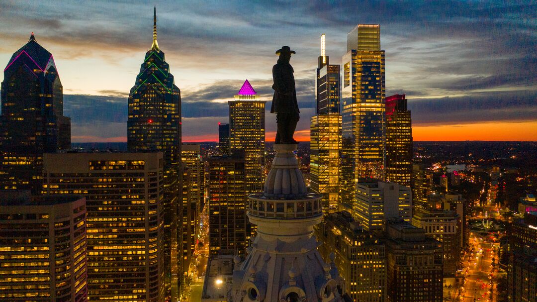 Philadelphia Skyline, City Hall