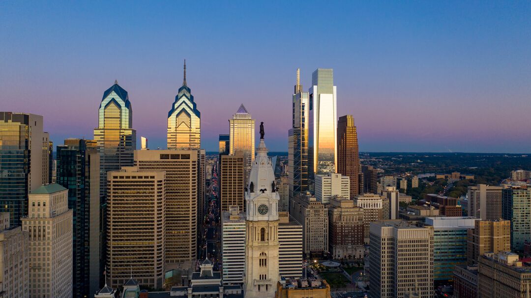 Philadelphia Skyline, City Hall