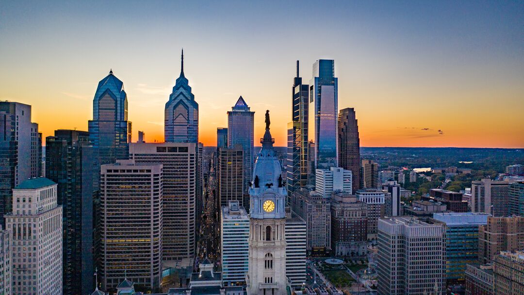 Philadelphia Skyline, City Hall