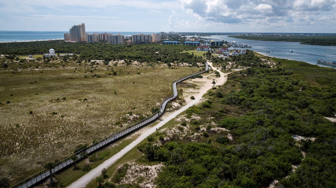 Aerial NSB Dune Park O'Connor