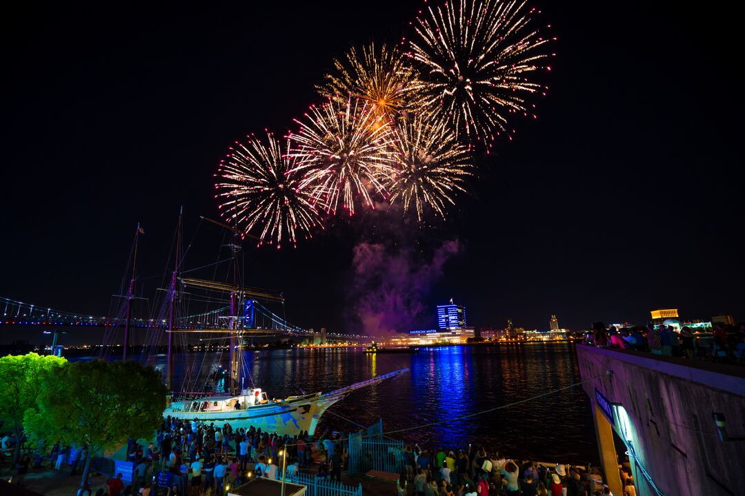 Wawa Welcome America, Fireworks on Penn’s Landing