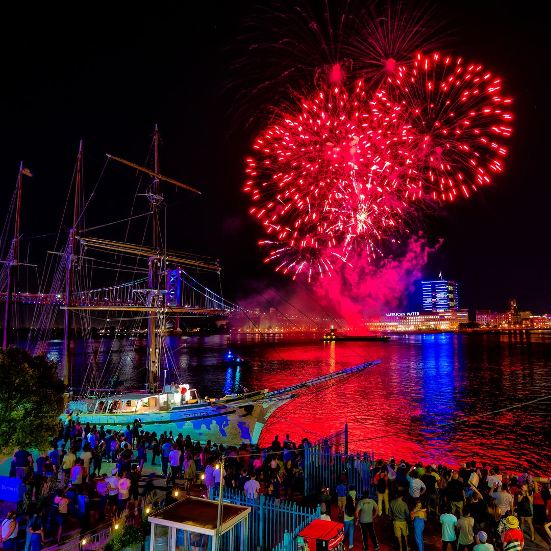 Wawa Welcome America, Fireworks on Penn’s Landing