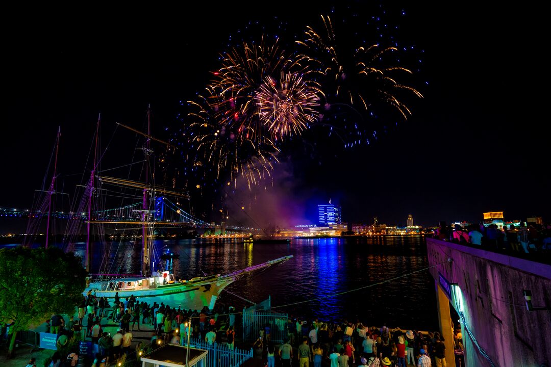 Wawa Welcome America, Fireworks on Penn’s Landing