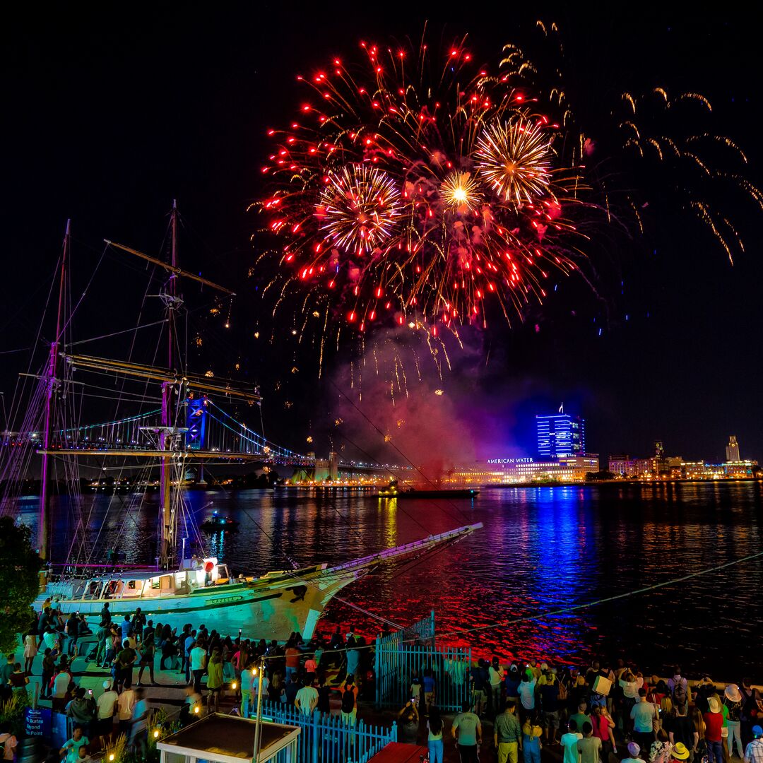 Wawa Welcome America, Fireworks on Penn’s Landing