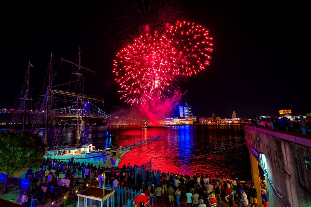 Wawa Welcome America, Fireworks on Penn’s Landing