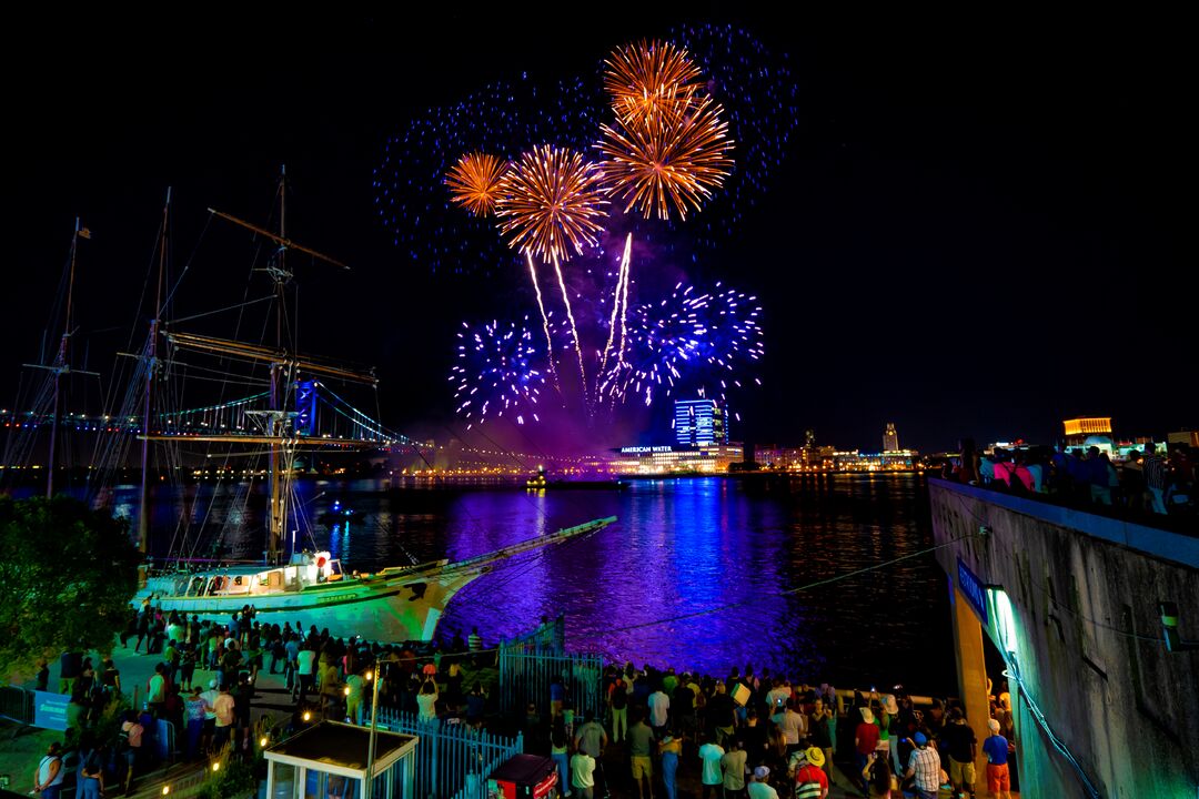 Wawa Welcome America, Fireworks on Penn’s Landing