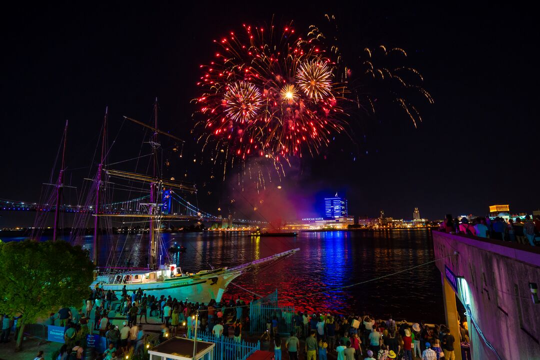 Wawa Welcome America, Fireworks on Penn’s Landing