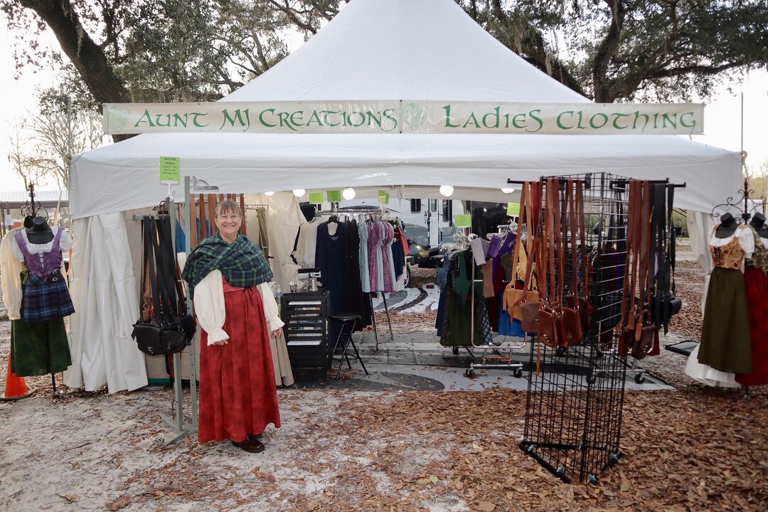 Sertoma Youth Ranch Celtic Festival apparel and food tents