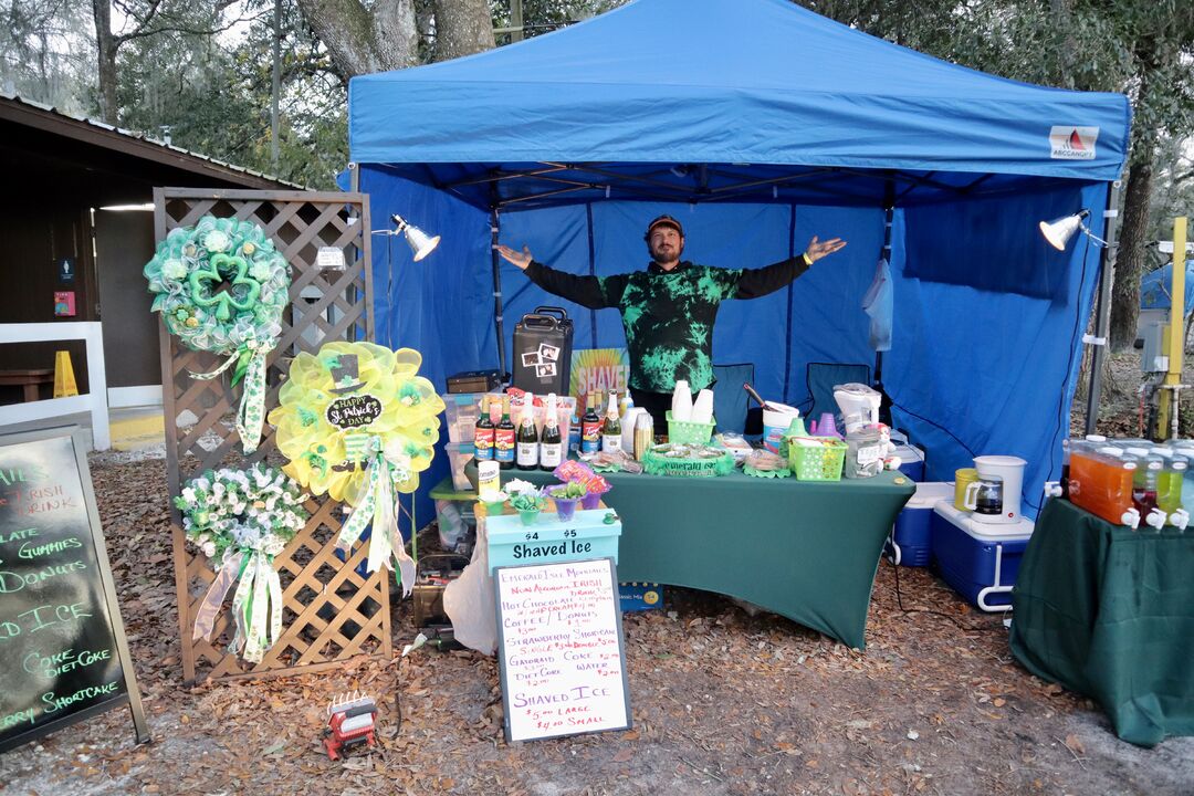 Sertoma Youth Ranch Celtic Festival apparel and food tents