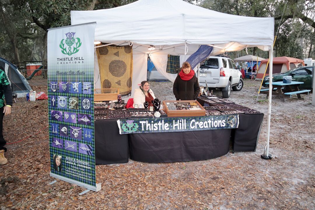 Sertoma Youth Ranch Celtic Festival apparel and food tents