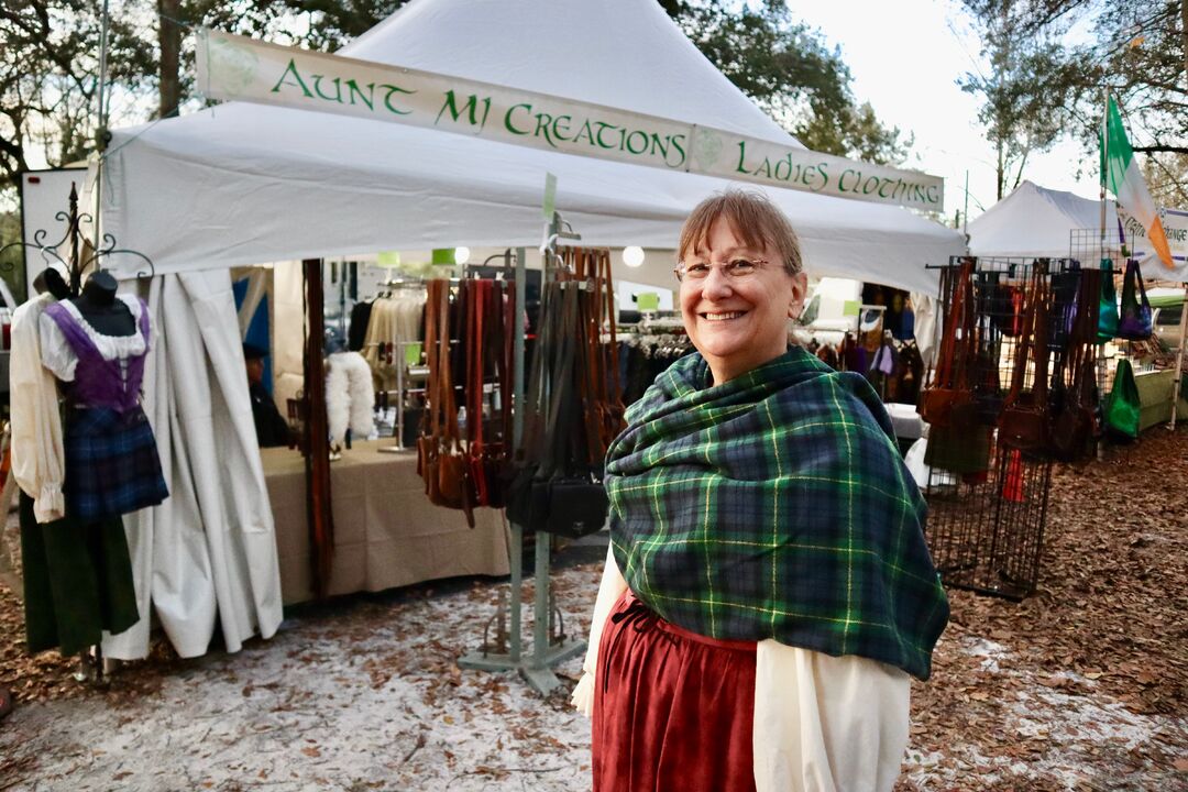 Sertoma Youth Ranch Celtic Festival apparel and food tents