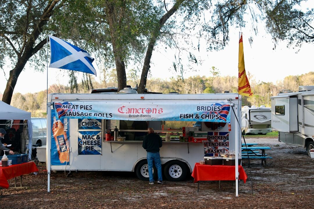 Sertoma Youth Ranch Celtic Festival apparel and food tents