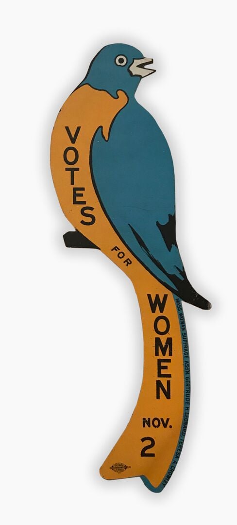 19th Amendment: Bird-Shaped Suffrage Sign