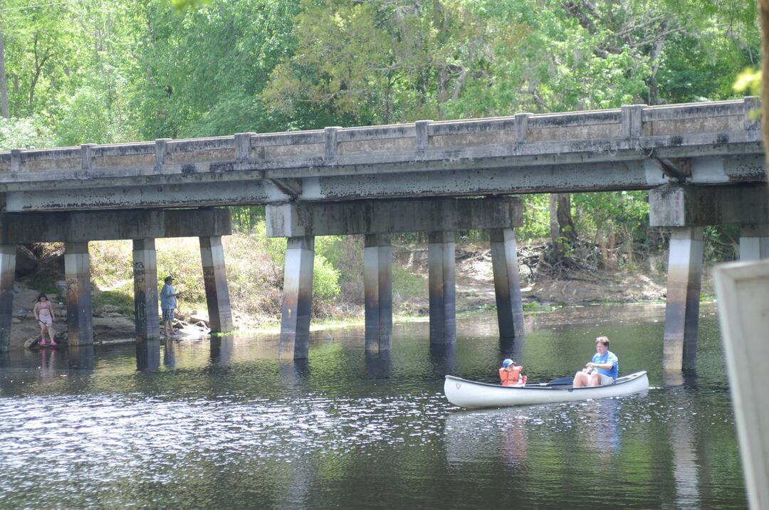 Canoers on Withlacoochee River