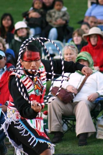 American Indian Hoop Dancer