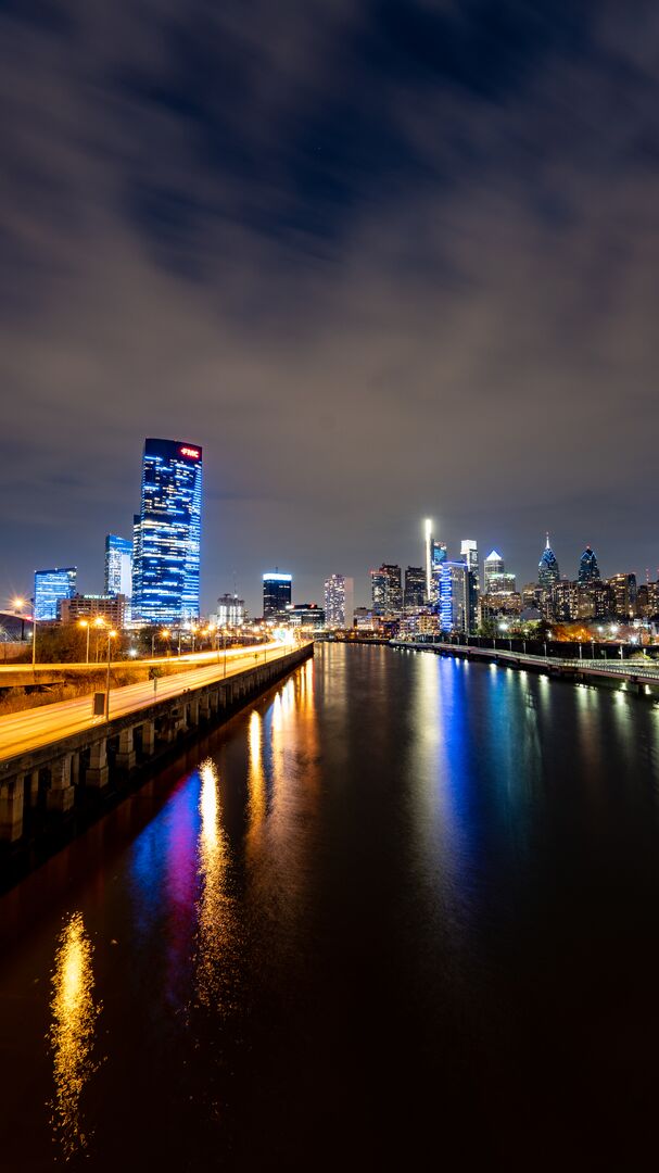 Philly Shines Blue, Schuylkill River