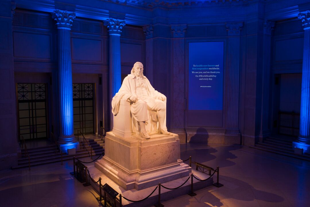 Philly Shines Blue, The Franklin Institute