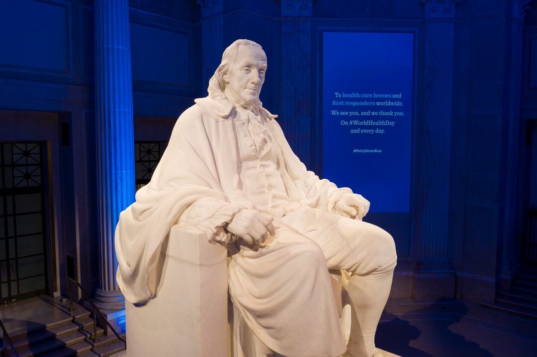 Philly Shines Blue, The Franklin Institute