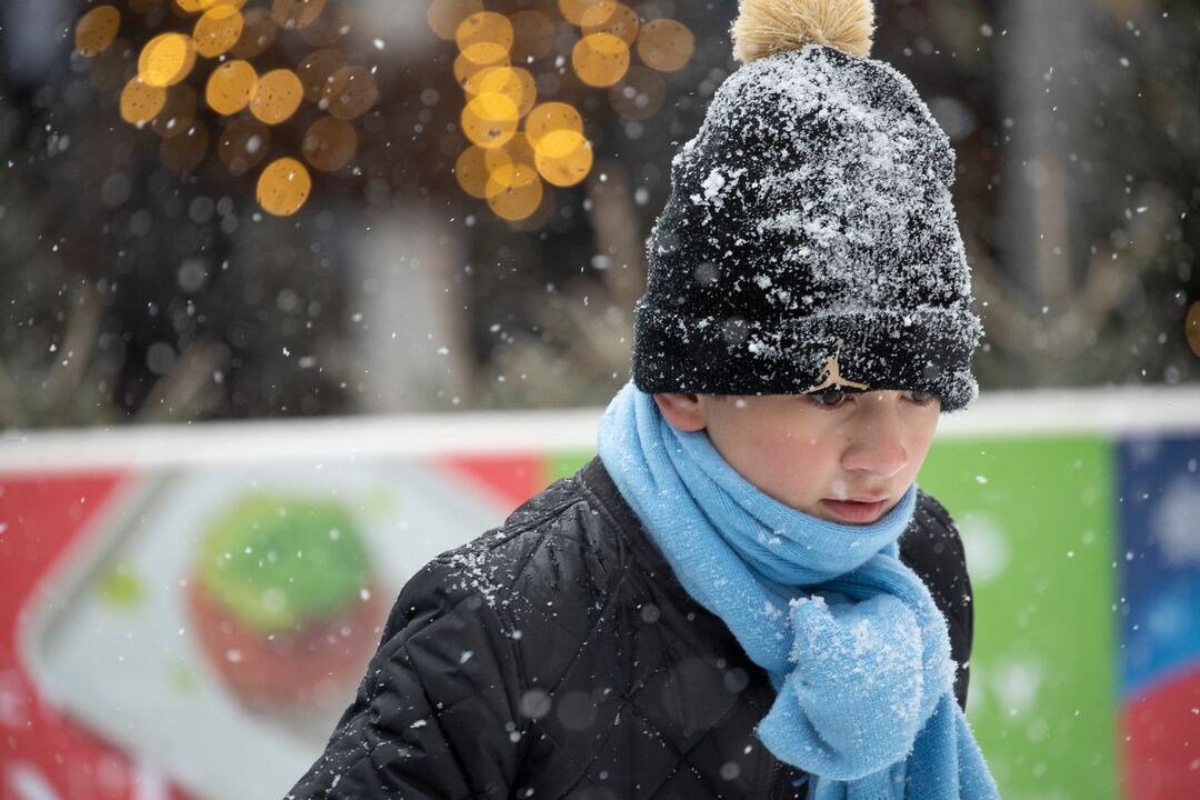 Snow at Dilworth Park