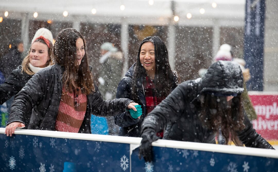 Snow at Dilworth Park