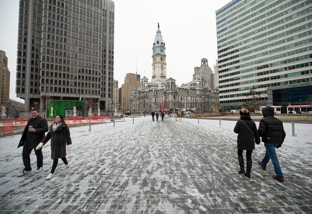 Snow at City Hall