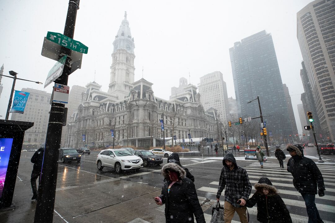 Snow at City Hall