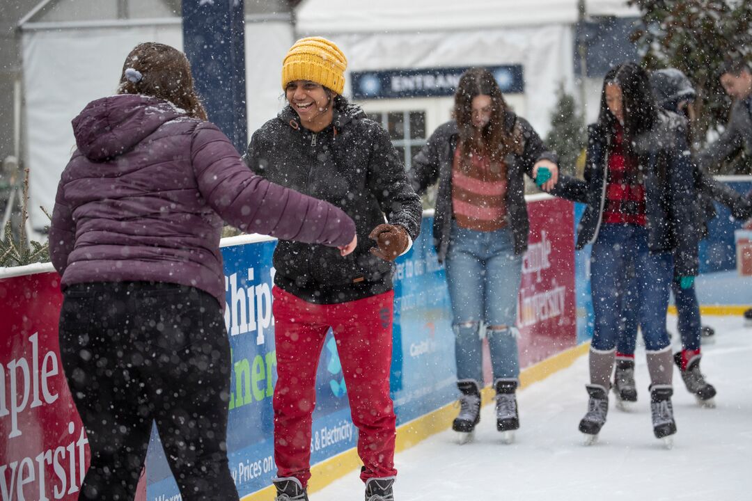 Snow at Dilworth Park