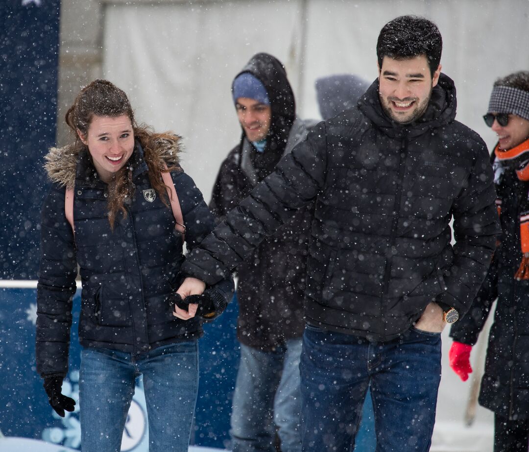 Snow at Dilworth Park