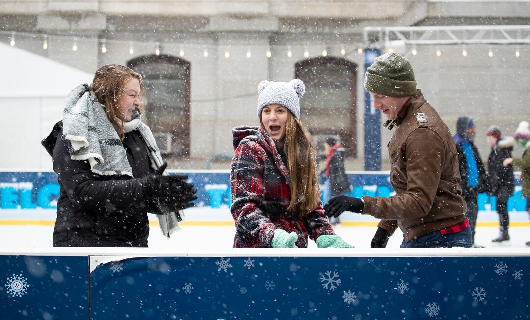 Snow at Dilworth Park