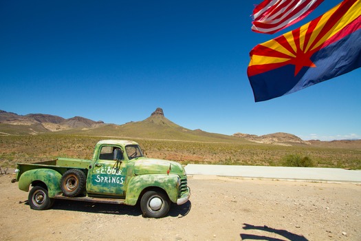 Vintage Car in Oatman