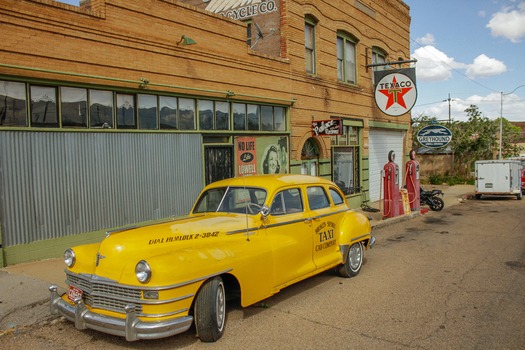 Yellow Vintage Car