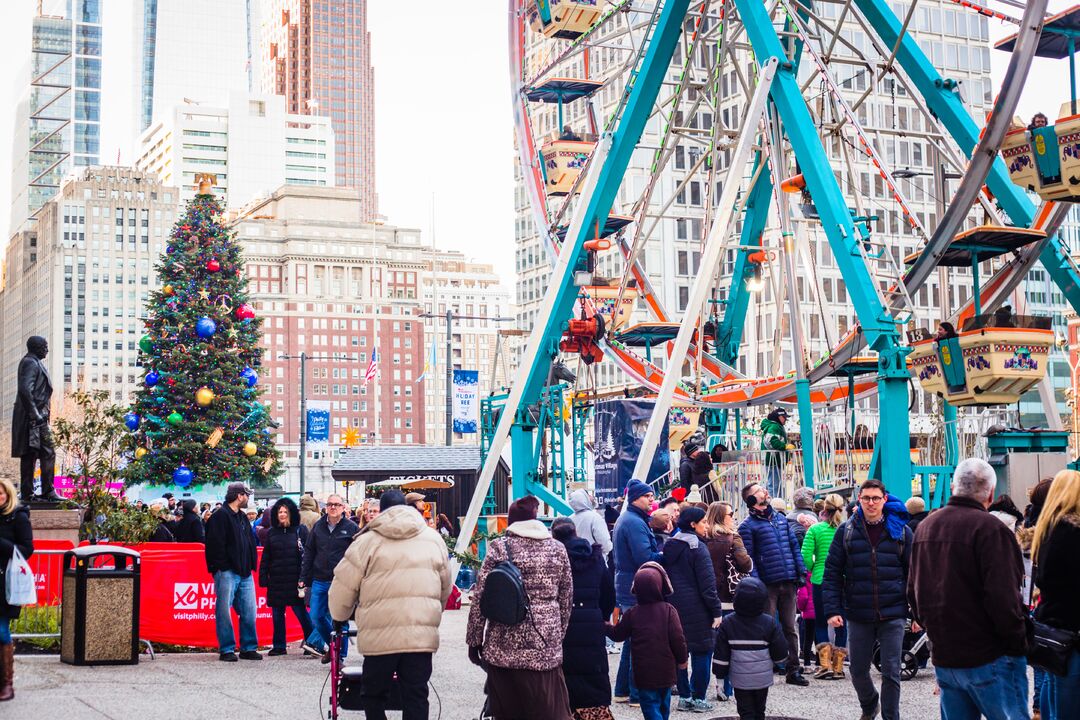 Christmas Village Ferris Wheel