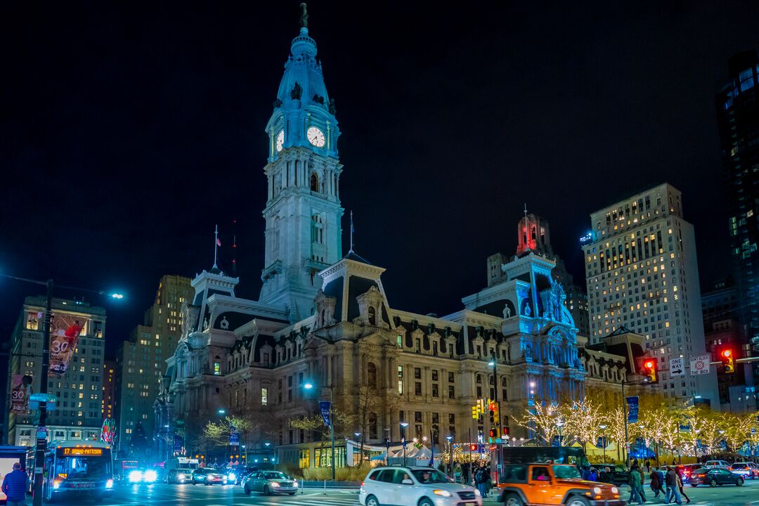 Deck the Hall Light Show, City Hall