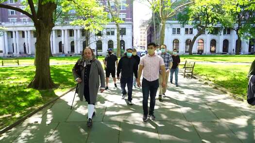 U.S. Army Medical personnel tour Old City Philadelphia