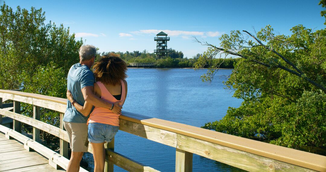Couple at Robinson Preserve - Madden Media