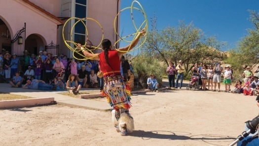 American Indian Hoop Dancer