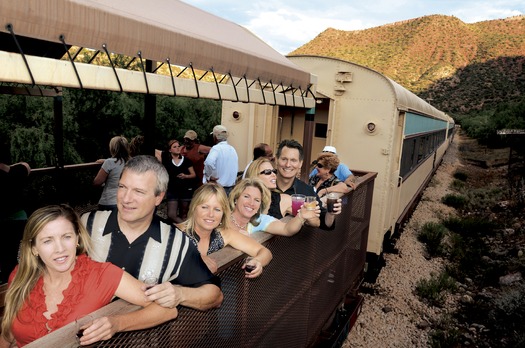 Verde Canyon Railroad Tourists