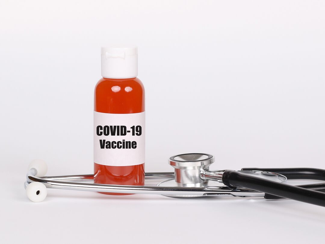 Healthcare cure concept Coronavirus, Covid 19 virus, vaccine vial