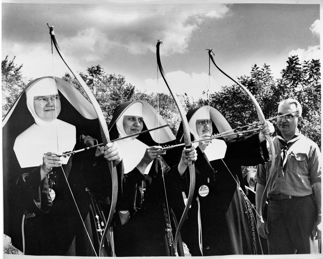 RNS-Nuns-Archery1 052220