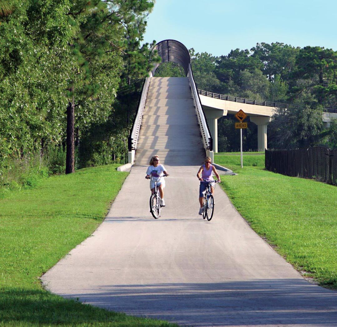 Bicycling on the Suncoast Trail, Florida's Adventure Coast