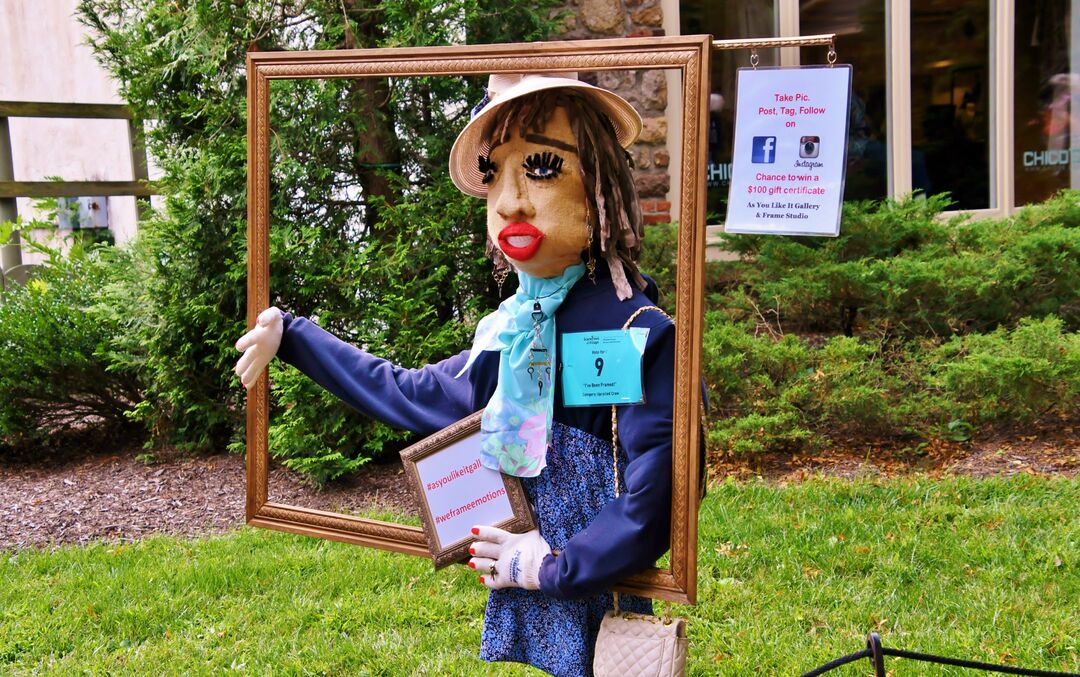 Peddler's Village Scarecrows in the Village