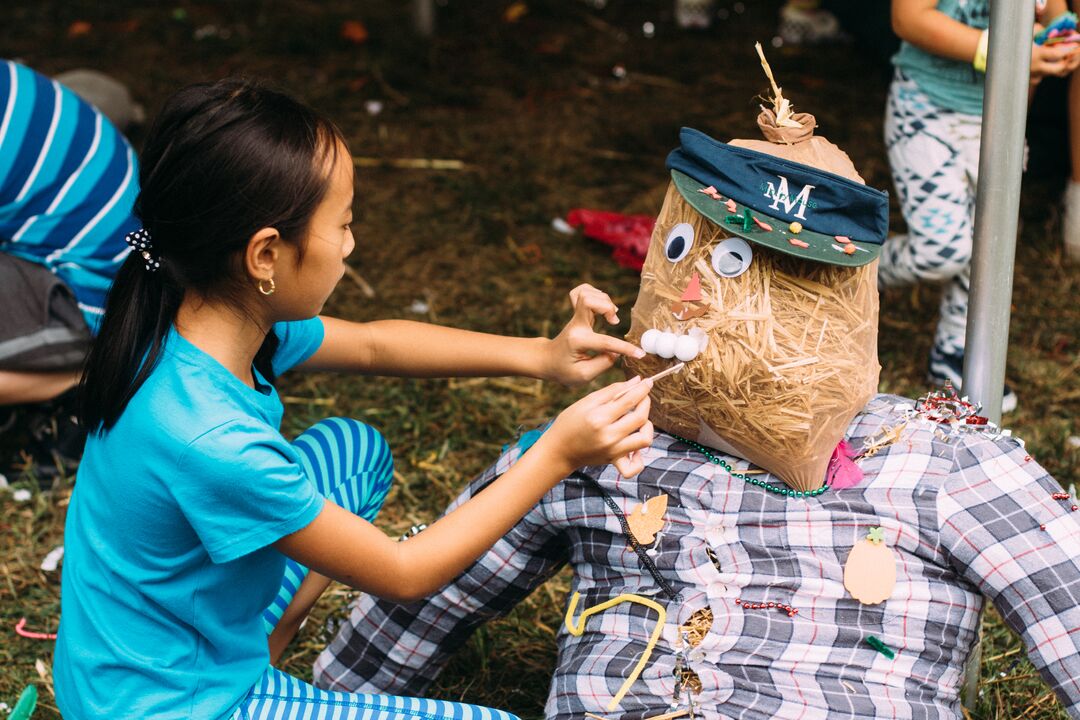 Peddler's Village Scarecrows in the Village